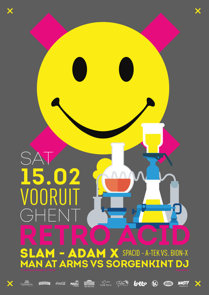 Retro Acid - Sat 15-02-14, Kunstencentrum Viernulvier