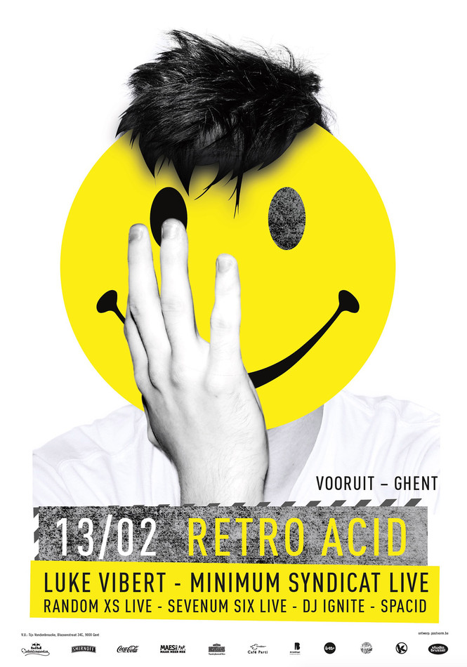 Retro Acid - Sat 13-02-16, Kunstencentrum Viernulvier